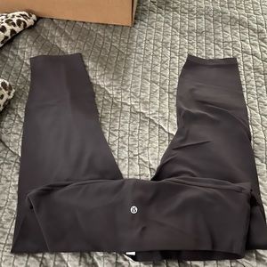 lululemon 23” align leggings size 16 graphite grey